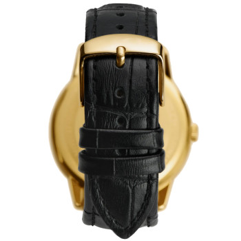 Classic Custom Your Own Brand Minimalist Wrist Watch Men With Crocodile Leather Strap