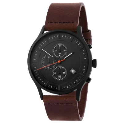 Wholesale OEM custom brand chronograph quartz mens wrist stainless steel watch