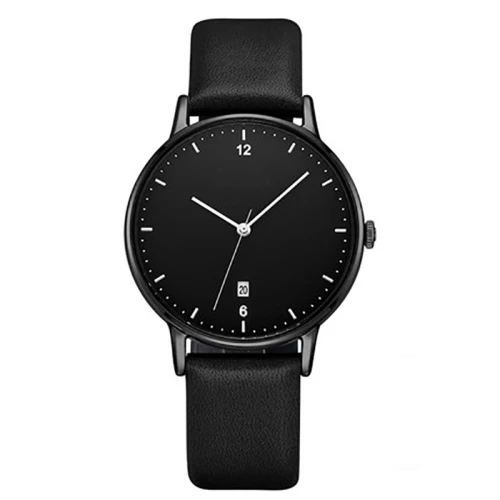 New Business Leisure Mens Watches Waterproof Leather Strap Quartz Watch Oem Wholesale Watch Custom Your Logo