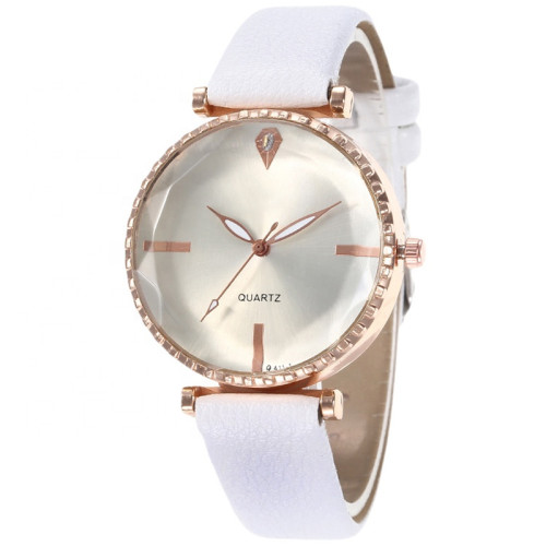 Top brand luxury crystal women elegant watches genuine leather lady waterproof quartz wrist watch