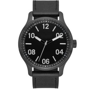 Retro Design Watch Men Alloy Quartz WristWatch Simple Dial Brown Leather Men Watches