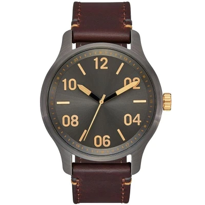 Retro custom your logo Japan movement quartz handwatch men's sport luminous watch