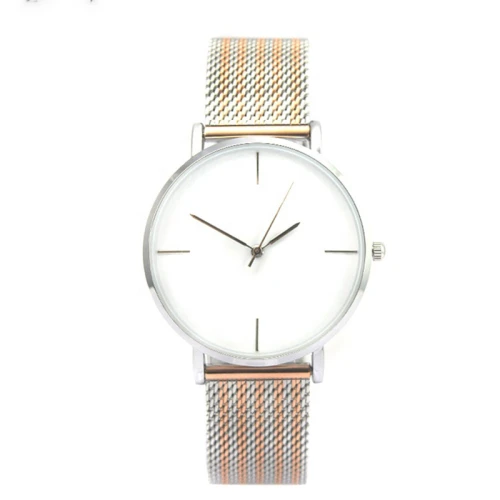 Custom Logo Stainless Steel Wristwatch Clocks Fashion Design Business Chronograph Men Quartz Watch