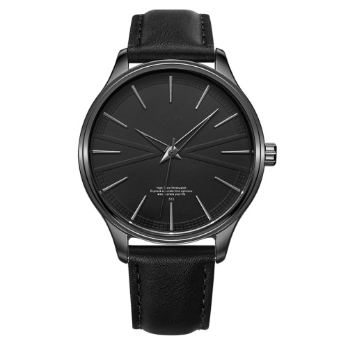 minimalist casual luxury Japan Miyota quartz movement custom OEM brand leather men wrist watch