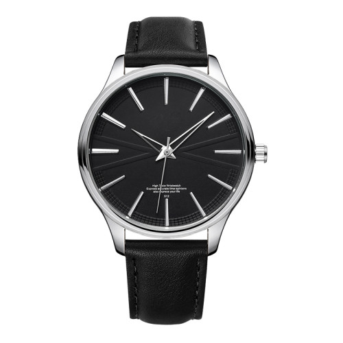 New Hot Sell Wholesale Custom Logo Super Thin Wrist Watches Men