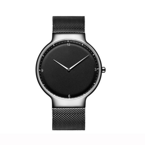 2021 Mens Watches Top Brand Luxury Black Round  Quartz Watch Man Waterproof Male Wristwatch Men
