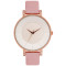 Thin Strap Simple Fashion Watch Multi Color Leather Strap with Waterproof Dial Tide Watch