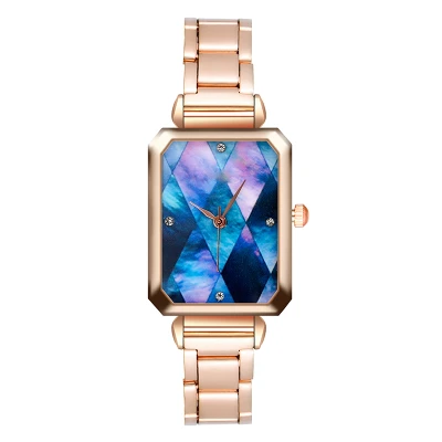 New Arrival rose gold luxury watch women custom logo waterproof wristwatch for lady