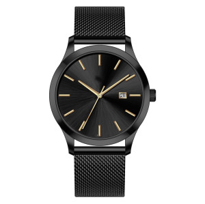 Simple Design Retro Analogue Limited Edition Quartz Watch With Stainless Steel Strap