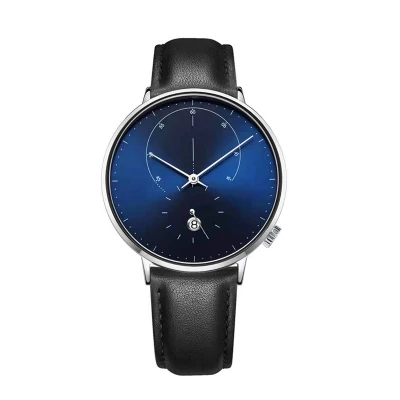 Leather Band Simple Big Dial Calendar Male Quartz Watch Day Date Cheap Attractive Fashion Business Men Hand Quartz Watch