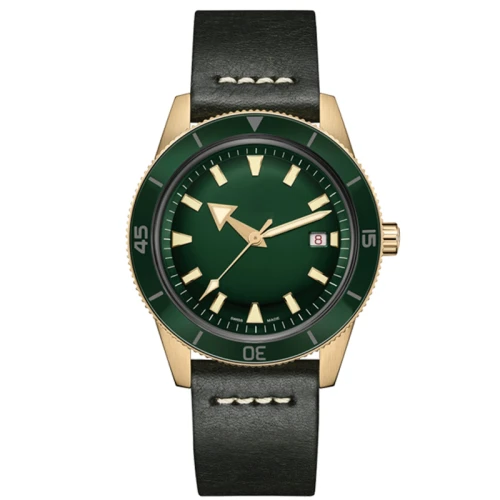 Vintage Watches Waterproof Custom Brand Wrist Watch Chronograph Quartz Leather Luminous Retro Men Watch