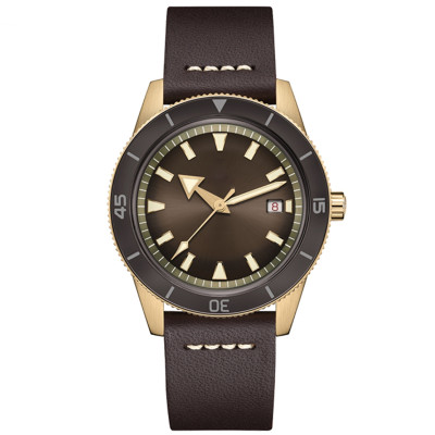 Vintage Watches Waterproof Custom Brand Wrist Watch Chronograph Quartz Leather Luminous Retro Men Watch