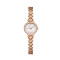 low moq small round slim seal shell pearl dial diamonds watch for women