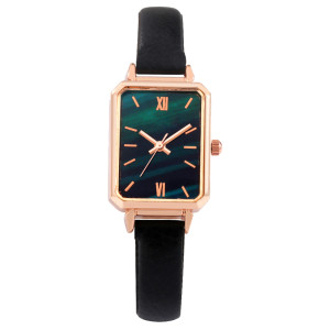insgram malachite green small square ladies watches wholesale small green watches women wrist luxury