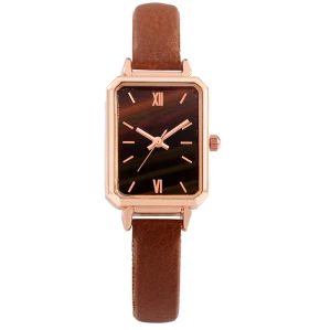 fashion square watch for woman alloy watch with custom logo timepieces