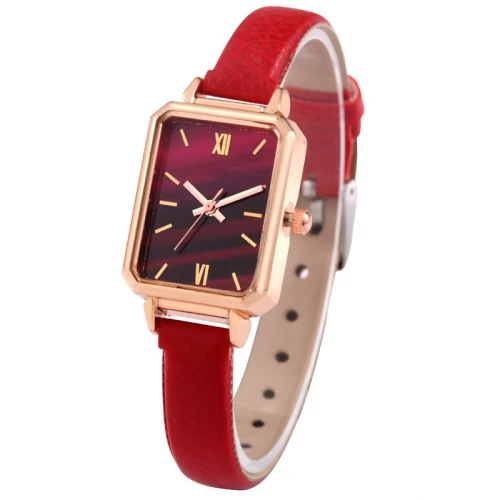 fashion square watch for woman alloy watch with custom logo timepieces