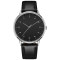 Custom men's brand logo leather strap simple watch quartz new own brand watch