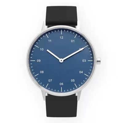 Brand Male Business Wrist Watches Leather Strap Simple 2 Hand Analog Display Waterproof Men Quartz Watch