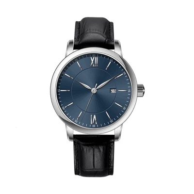 Oem Sunray Face Minimalist Luxury Brand Custom Logo Chronograph Men Quartz Watch