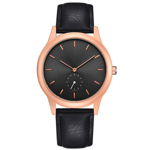 simple design men leather watch private label minimalist watches