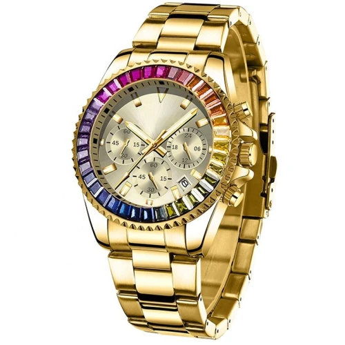 Luxury Brand Stainless Steel Female Rhinestone Quartz Watches Ladies Fahion Girl Wrist Watch Women