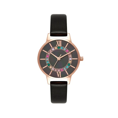 Roman Numerals Display Exquisite vintage di lusso orologio Watch Customizable Ladies Quartz Watch for woman