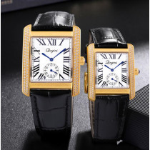Latest Design Superior Quality Fashion Men's Luxury Gold Quartz Movement Watches