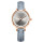 Deluxe Diamond Small Strap Stainless Steel Bottom Cover Alloy Dial Ladies Watch
