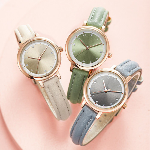 Small Strap Stainless Steel Case Cover Alloy Dial Ladies Watch Wrist