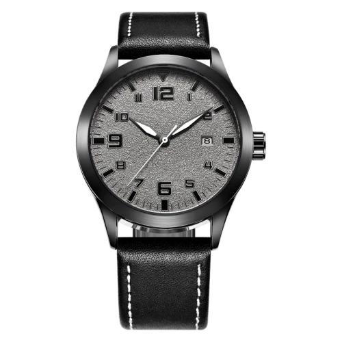 Strap Wristwatch Movt Quartz Watch Stainless Steel Buckle Leather strap for Men