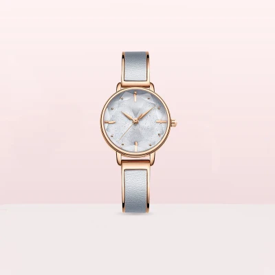Rose Gold Women Watches Fashion Creative Quartz Ladies Wrist watch Mesh Steel Band