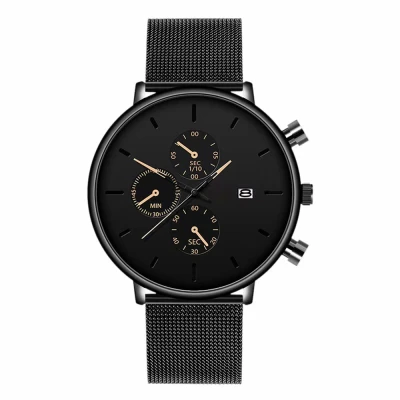 Rose Gold Women Watches Fashion Creative Quartz Ladies Wrist watch Mesh Steel Band