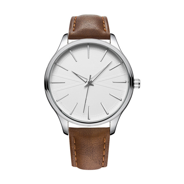 Support Custom Logo Upscale Cheap Business Leather Strap Watch