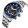 Customizable 44mm Luxury Business Band Calendar Mens Watch Stainless Steel Strap Watch