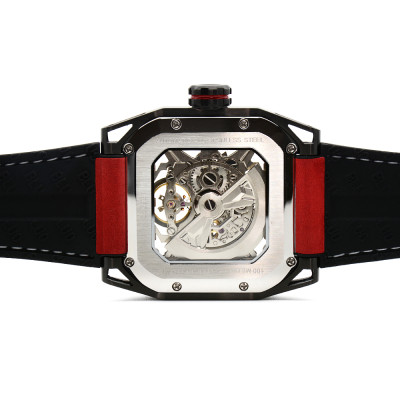 Luxury super high-end gift box hollow out fashion watch stainless steel strap diamond luminous watch