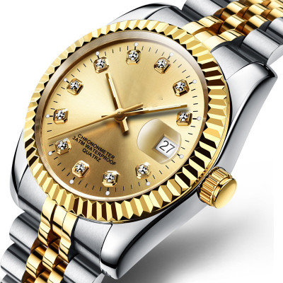 The Latest Luxury Mens Quartz Watch Clock Watch Quartz Stainless Steel Wrist Watches