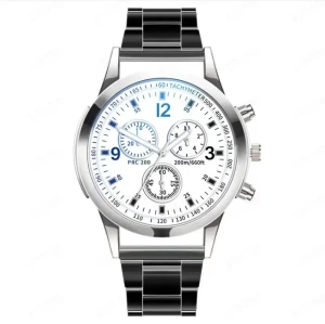 The Latest Luxury Mens Quartz Watch Clock Watch Quartz Stainless Steel Wrist Watches