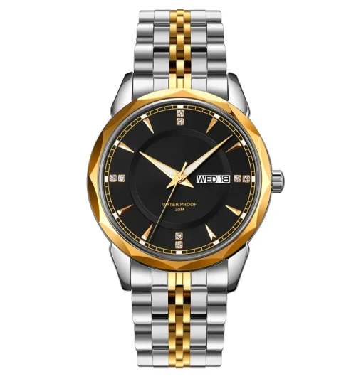 The Latest Luxury Mens Quartz Watch Clock Watch Quartz Stainless Steel Wrist Watches