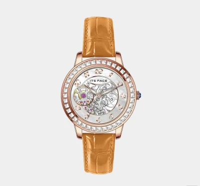 2023 Women Black Watch Hot Sale Leather Band Stainless Steel Analog Quartz Wristwatch Lady Female Casual Watches
