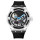 2024 New Design Automatic Mechanical Watch For Man Skeleton Luminous Hands Moon Phase Waterproof Rubber