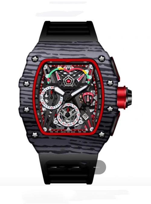 Custom Logo Original Male Automatic Movement Hand Mens Wrist Luxury Skeleton Mechanical Watch