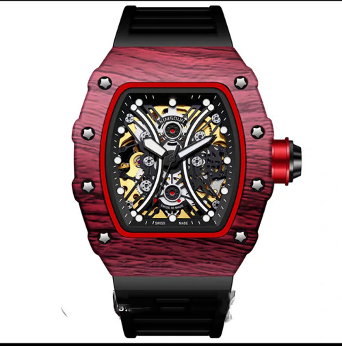 Custom Logo Original Male Automatic Movement Hand Mens Wrist Luxury Skeleton Mechanical Watch