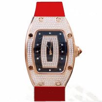 Fashion Jewellery Luxury Zircon Bracelet Watch Inlaid Women's Style Designers Quartz movement Silver