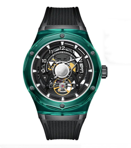 High Quality Hollow Dial Tourbillon Automatic Watch For Mens Stainless Steel Mechanical Watches