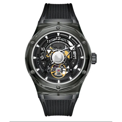 High Quality Hollow Dial Tourbillon Automatic Watch For Mens Stainless Steel Mechanical Watches