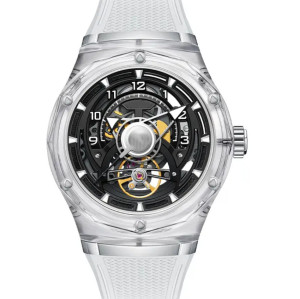 High Quality Hollow Dial Tourbillon Automatic Watch For Mens Stainless Steel Mechanical Watches