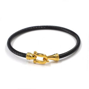 Fashion lady bracelets with stainless steel materi with stainless steel material plating gold and rose