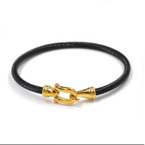Fashion lady bracelets with stainless steel materi with stainless steel material plating gold and rose