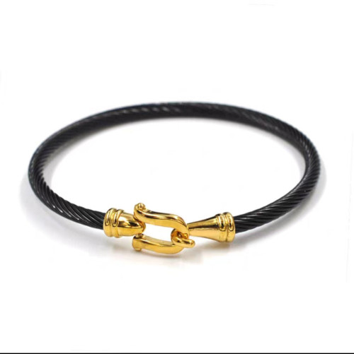 Fashion lady bracelets with stainless steel materi with stainless steel material plating gold and rose