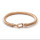 Gold Plated Stainless Steel Bracelet Custom Logo Words Adjustable String Bracelet Women Cord Jewelry